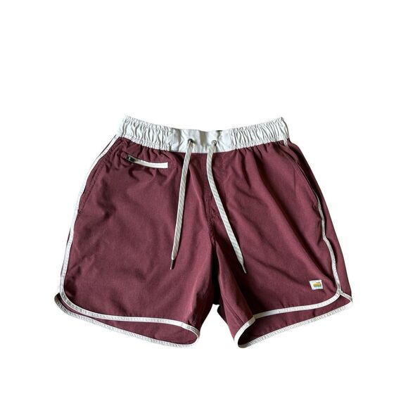 Vuori Other - Vuori Banks Athletic Shorts Men's Size S Red Amber 5" Inseam